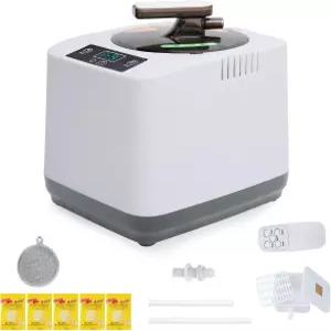 고소원 휴대용 사우나 찜기 히터용 3L 1200W 증기 발생기 리모컨 9레벨 조절 가능 및 120분 타이머 홈 스파