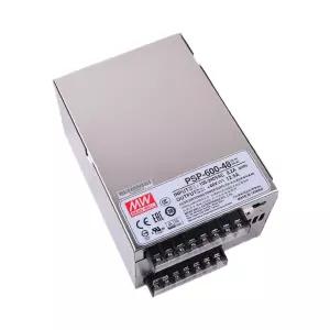 평균 우물 PSP-600-48 AC-DC 전원 공급 장치 단일 출력 48V 0-12.5A 600W 3.7인치 H x 4.7인치 W 6.7인치 L
