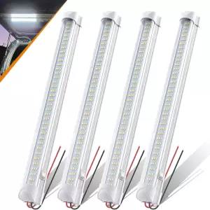 CZC AUTO LED 라이트 스트립 12V/24V 13 바 실내 조명 ON/OFF 스위치 108 밴 로리 RV 모터홈 트럭 트레일러