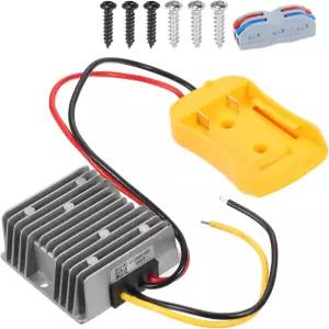 DIY Rc 자동차 트럭 장난감을 위한 하핑턴 20V 12V 스텝다운 컨버터 어댑터 12AWG 와이어가 있는 배터리