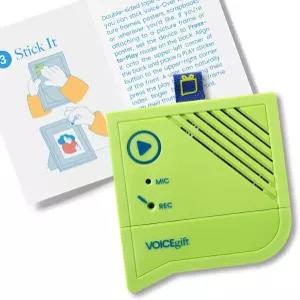 Voicegift Voice-Over 화면 프레임용 미니 음성 녹음기 재생 오디오가 포함된 및 디지털 - 맞춤형 사운드