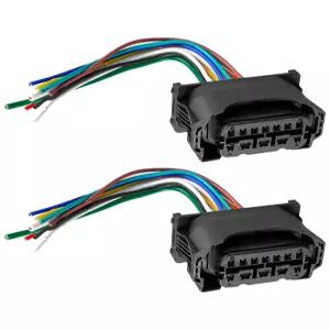 헤드라이트 배선 하네스 수리 키트 BMW 528i 535i 640i 650i 730i 740i 교체 61119327504 6925638DX