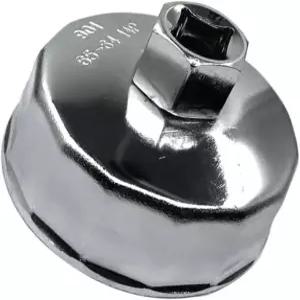 6465mm/25인치 오일 필터 렌치 4 플루트 제거 도구 Wix 573565400PLMA02용 혼다 어코드 아큐라 시빅 CRV 닛산 센트라 마즈다 모터사이클 폴라리스 인도
