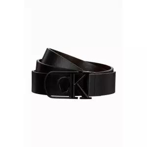 [백화점 정품] 캘빈클라인 진 남성 cK 커브드 모노그램 로고 버클 32mm 벨트 4D7021G-YG1