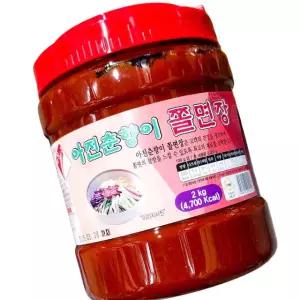 춘향이 쫄면비빔장 2K 6개 업소용쫄면양념 분식용비빔장 대용량쫄면소스