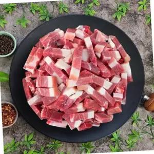 VGD 국내산 앞다리살 미전지 찌개용 1.5mm 기둥 5kg 냉동