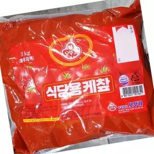 오뚜기 토마토 케찹 3kg 소스 업소용 대용량