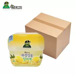 옳은유통 화장실용 탈취제 한박스 20개입 레몬향/업소 화장실 실내 주방 거실 방향제 탈취제 냄새 제거