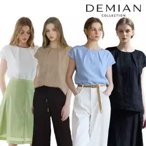 [데미안(DEMIAN)] 26SS DEAR ME(디어미) 썸머 후로킹 블라우스 4종