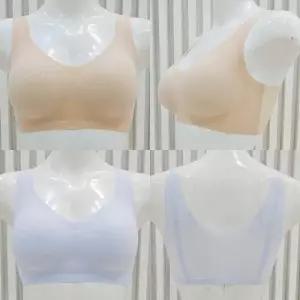 [비비안]-사은품증정- S에서 XL 무봉제 노와이어 브라 br1841a_US
