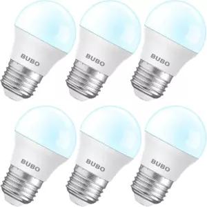 BUBO LED 냉장고 전구 40W 등가 가전제품 일광 5000K 120V 냉동실용 A15 E26 중형 베이스 5.5W 비디밍 가능