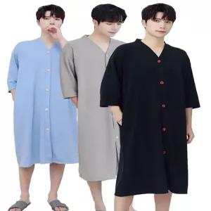 골프가운 목욕가운 순면 빅사이즈 샤워가운 여름샤워가운 찜질복 샤워 홈웨어 여성골프가운