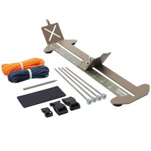 캣캔 2 in 1 파라코드 팔찌 지그, 지그 및 도구, 길이 조절 가능한 DIY 공예 제작 키트 4인치에서 13인치, 무료 코드 버클 포함