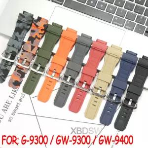 카시오 G-9300 GW-9300 남성용 방수 시계 밴드 고무 교체 스트랩에 적합한 액세서리