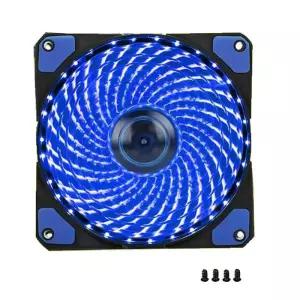 PC 컴퓨터 케이스 팬 120mm 33 LED 무소음 방열판 냉각 CPU 쿨러 및 라디에이터 초저소음 1 개