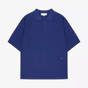 STEIN GARTEN 코튼 허니콤 카라 니트 오버핏 셔츠 PIUCD8914 404923 지이크
