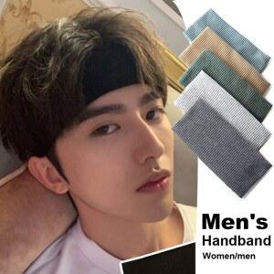 남성 위한 스포츠 탄성 머리띠 겨울 머리띠를 하기위한 스웨트 밴드 미끄럼 방지 액세서리 헤어