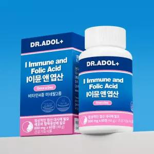 닥터아돌 I이뮨 앱 엽산 60정 (60일분)