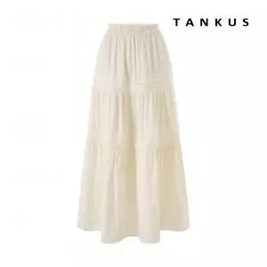 탱커스 정상가 89000원 ㅣ 허리 밴딩 데일리 캉캉 롱 스커트 (TY2SK007L0) 953450