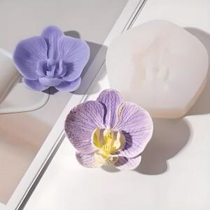 1개의 난초 실리콘 몰드, DIY 레진 주조, 보석 제작 비누 점토 모델링 및 양초 공예 생산, 홈 데코레이션에