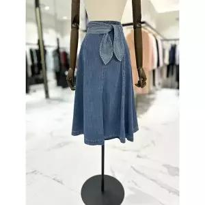 모조에스핀 리본벨트 데님 스커트 J252PSD001 536669