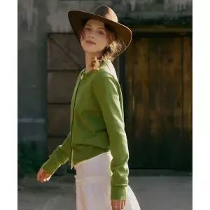 SPAO 소프트얀 여성 라운드넥 카디건 SPCKG23W01