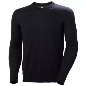 Helly-Hansen 남성용 Skagen 100% 메리노 울 브이넥 스웨트셔츠, 598 네이비, XXL 290950