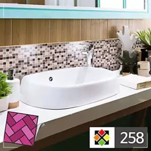 DIY 디자인 바둑판 타일시트지 스티커타일 258 TW8D3297