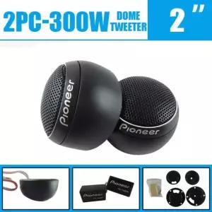 2PCS 300W 자동차 스테레오 스피커 음악 오디오 고음 박스 수정 필름 실크 트위터
