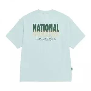 매장정품 NATIONALGEOGRAPHIC 내셔널지오그래픽 N262UTS970 캐스터 레터링 그래픽 반팔 티셔츠 MINT N262UT