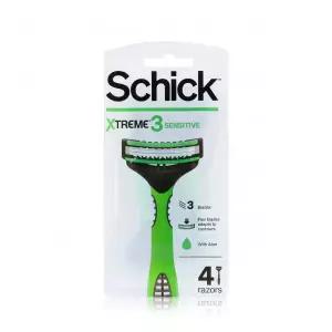 쉬크 익스트림3 일회용 면도기 4입