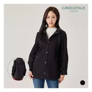 크로커다일레이디 후드데님패딩코트_CLBWCT115