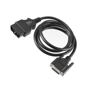 모토포르티 OBDII OBD2 메인 케이블 커넥터 CRP123 메탈 1개 CRP129 VIII 플라스틱 크레이더 VII X431 출시 블랙