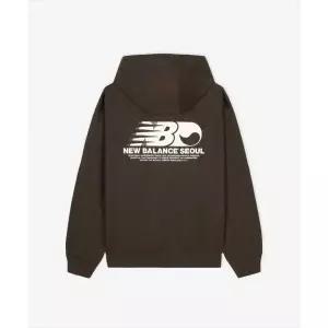 (국내매장정품) NEW BALANCE NBN0F4A023 UNI NB 서울 익스클루시브 후드티 (BROWN) NBN0F4A023_85 220090