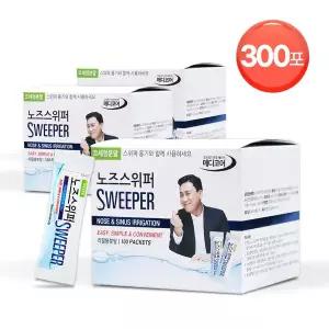 노즈스위퍼 코세정분말(300포) / 이상민 코세정분말 비염 코청소 생리식염수분말