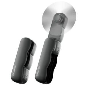 가이아탑 휴대용 선풍기 3단 USB 충전식 작은 손 귀여운 구름 미니 슬라이드 래시 메이크업 포켓 해변 /
