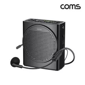 블루투스앰프 (COMS) 블루투스 마이크 무선 앰프 스피커(블랙) v5.3
