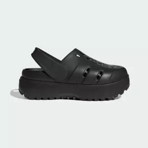 아디다스 아딜렛 플랫폼 클로그 여성 Sportswear Core Black 국내매장
