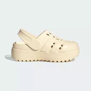 아디다스 아딜렛 플랫폼 클로그 여성 Sportswear Wonder White 국내매장