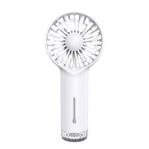 굿디유키 작은 손 선풍기 미스트 3단 USB 충전식 휴대용 여름 강력한 쿨링 배터리 작동 조용한 용 사무실
