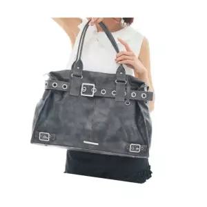 [5월 20일 배송] ILLIGO [김고은 PICK]벨티드 스퀘어 토트 백 차콜 26SPBAG04CH 288933