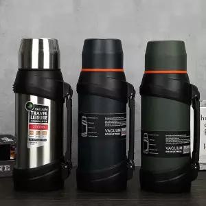 텀블러 등산 낚시 캠핑 대용량 스텐 보온 보냉 포트 2000ml