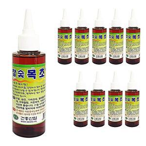 국산 참숯목초액 x10개 110ml 숙성 목초원액 발관리 학교