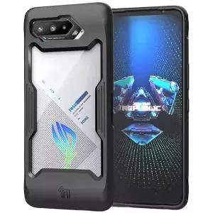 Nakedcellphone 쇼케이스 시리즈 ASUS ROG Phone 5 ROG 5 ProROG 5 Ultimate 케이스 매트 블랙 견고한 TPU