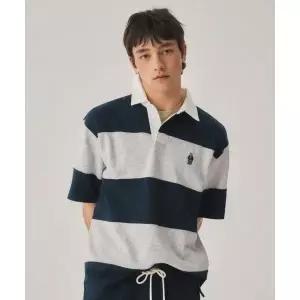 WHO.A.U Steve Colorblock Collar 티셔츠 / WHHAG2421U