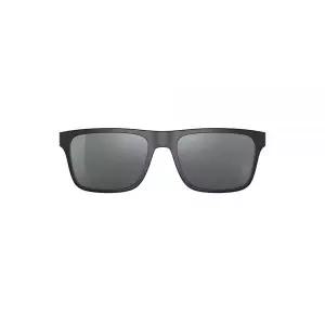 Emporio Armani 남성용 Ea4115c 클립온 선글라스 직사각형 처방 안경 프레임용, 매트 블랙/라이트 그레이