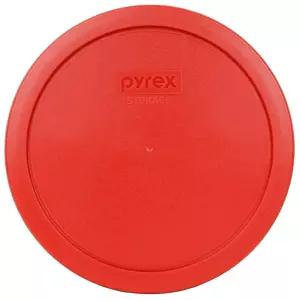 Pyrex 7402-PC 포피 레드 식품 보관 교체 뚜껑 (이 뚜껑은 Pyrex 7402 6컵 조각 믹싱 볼 및 7203 7컵 유리