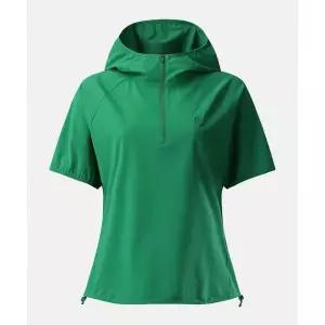 코오롱스포츠 KOLON SPORT 여성 에어도트 집업 후드 반팔 티셔츠 JKTCM26342GRE 400893