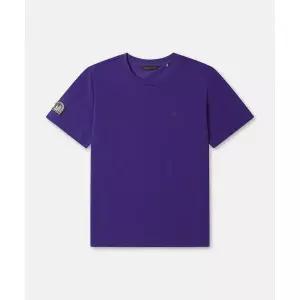 코오롱스포츠 KOLON SPORT 여성 모스플렉스 소로나 와펜 라운드넥 반팔 티셔츠 TVTCM26612PUR 392515