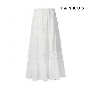 탱커스 레이스 캉캉 밴딩 롱 스커트 (TX2SK015L0) 951521